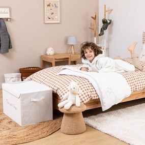 Кутия за съхранение на играчки atmosphera Teddy, 36х36х57 cm - Кафяв