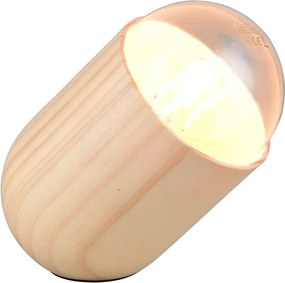 Бежова настолна лампа (височина 13,5 cm) Nara – Reality