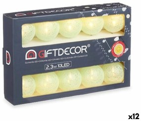 Гирлянда от LED Светлини Pall Зелен 2,3 m (12 броя)