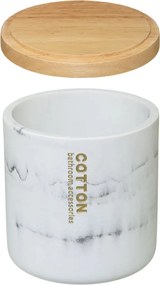 Контейнер за памук 5five Lеa - Бял