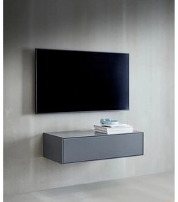 Сива телевизионна маса 91x24 cm Edge by Hammel - Hammel Furniture