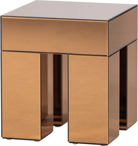 Гланцова странична масичка 45x45 cm Mirrox – WOOOD