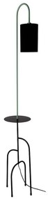 Зелено-черна подова лампа (височина 175 cm) Ravello - Candellux Lighting