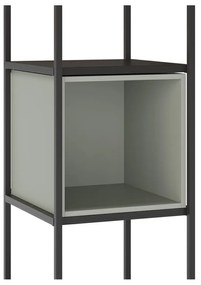 Зелено-черна библиотека 36x179 cm Anya – Marckeric