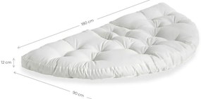 Design OUT™ Nido бял външен фотьойл Out Niddo - Karup Design