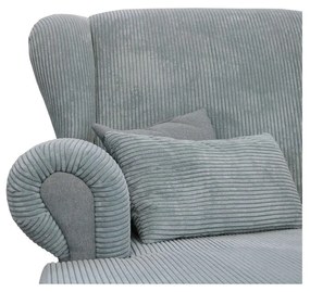 Сиво-син шезлонг от рипсено кадифе Lord – Ropez