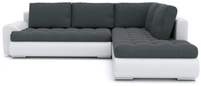 Ъглов разтегателен диван TONIO V, 230x75x200, jasmine 96/soft 17, дясно