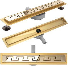 Линеен сифон Rea Greek PRO MIRROR GOLD 90