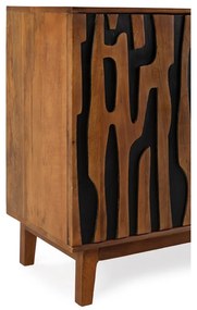 Кафяв скрин от масивно манго 190x80x40 cm Kantu – MOME