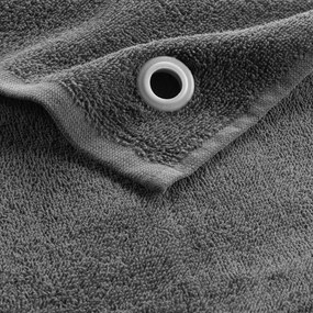 Антрацитна памучна кърпа от тери 50x50 cm Cuistot – douceur d'intérieur