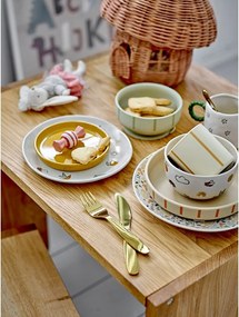 Глинен детски комплект за хранене 3 бр. Agnes – Bloomingville Mini