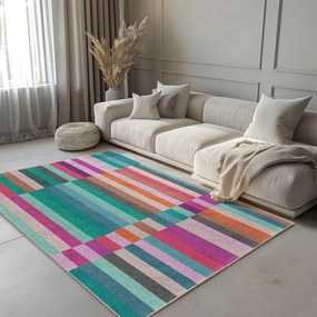 Тюркоазен килим подходящ за пране 160x230 cm Acid Rain – Mila Home
