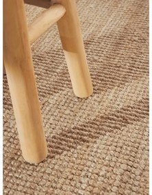 Кръгъл килим от юта в естествен цвят ø 160 cm Bouclé Jaipur – Hanse Home