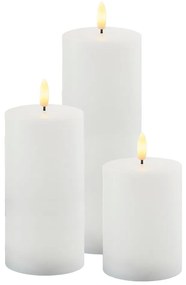 Екстериорни LED свещи в комплект от 3 бр. (височина 20 cm) Sille – Sirius