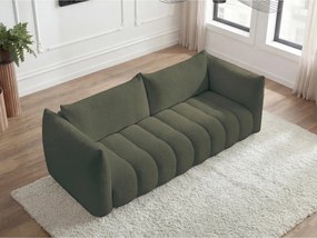 Зелен диван от прежда с примки от букле 286 cm Azra – Bobochic Paris