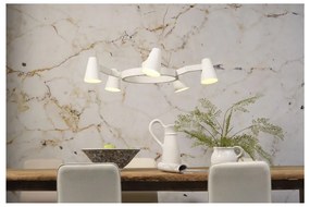 Бяла висяща лампа за 5 крушки Biarritz - it's about RoMi