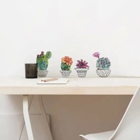 Декоративни стикери за стена Cactus Vases S