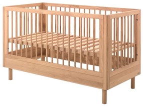 Детско креватче 70x140 cm от масивен дъб в естествен цвят Forrest – Vipack