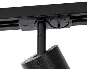 Модерен прожектор с димен пръстен за 1-фазна релсова система GU10 50mm - Iconic Jeana