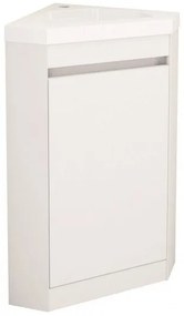 Долен шкаф за баня ICP 4040 NEW, PVC, бял, с умивалник, 39.7x39.7x80см