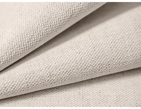 Кремаво двойно тапицирано легло с място за съхранение с включена подматрачна рамка 180x200 cm Lupine – Micadoni