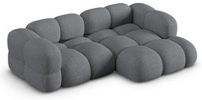 Сив ъглов диван (десен ъгъл) Loretto – Cosmopolitan Design