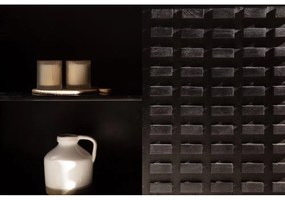 Черен скрин от масивно манго 200x80x40 cm Inaya – MOME