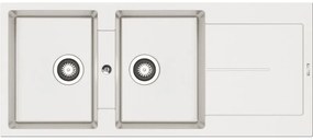 Кухненска мивка Pyramis Ithaka 2B 1D-сняг