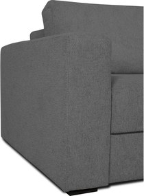 Сив разтегателен диван 238 см Resmo - Scandic