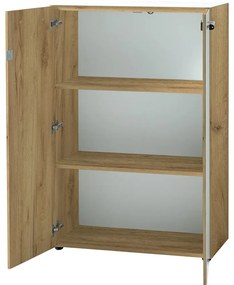 Дъбов шкаф в бял\естествен цвят 80x120 cm Monteria - Germania