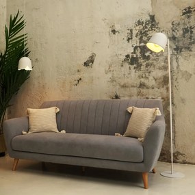 Бяла подова лампа , височина 150 cm Paris - SULION