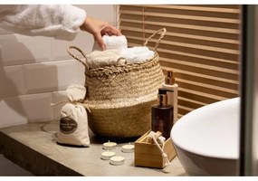 Кошница за съхранение от светла морска трева , ⌀ 27 cm - Compactor