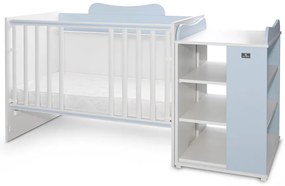 LORELLI Classic Трансформиращо се легло 82/190 см. MULTI БЯЛО/BABY BLUE