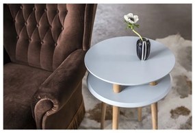 Графитно сива масичка за кафе UFO, Ø 45 cm - Ragaba