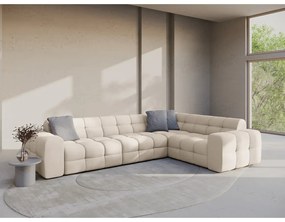 Бежов ъглов диван (десен ъгъл/L форма) Kendal – Micadoni