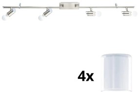 Eglo - LED точкови лампи MY CHOICE 4xE14/4W/230V хром/бяло