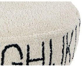 Кремав детски пуф ABC – Lorena Canals