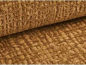 Оранжев разтегателен диван с място за съхранение 216 cm Kalena – Makamii