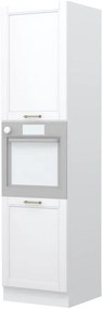 Подов шкаф за фурна Висок Tahoma K23-60-2KR-White - White matte