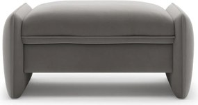 Тъмносива кадифена табуретка Georgia – Micadoni