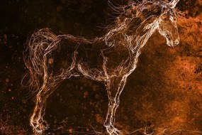 Картина на платно – Абстрактен кон