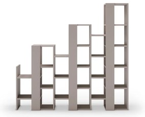 Сиво-бежов стелаж 158x151 cm Anissa – Marckeric