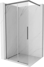 Mexen Rox душ екран Walk-in 120 x 200 см, прозрачен 8 мм, gun metal - 8C2-120-003-95-00