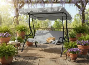 Градинска люлка Baleno-сива