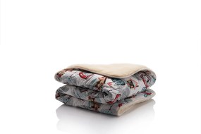Детска многослойна мерино завивка Merino Clima Cars Collection