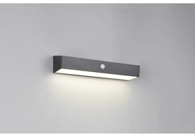 LED стенно външно осветително тяло със соларен панел (височина 6 cm) Silves – Trio