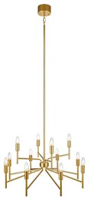 Висяща лампа с дванадесет рамена в златисто Regent - Markslöjd