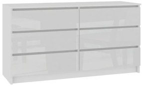 Скрин ARMARIA K160 6SZ, бяло/гланц, 160x77x40