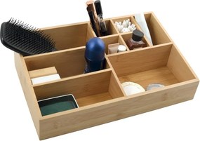 Бамбуков органайзер за козметика в естествен цвят Isalys – MSV