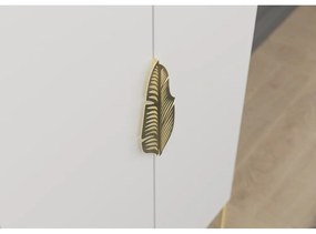 Бял гардероб 80x160 cm Merlin - Skandica